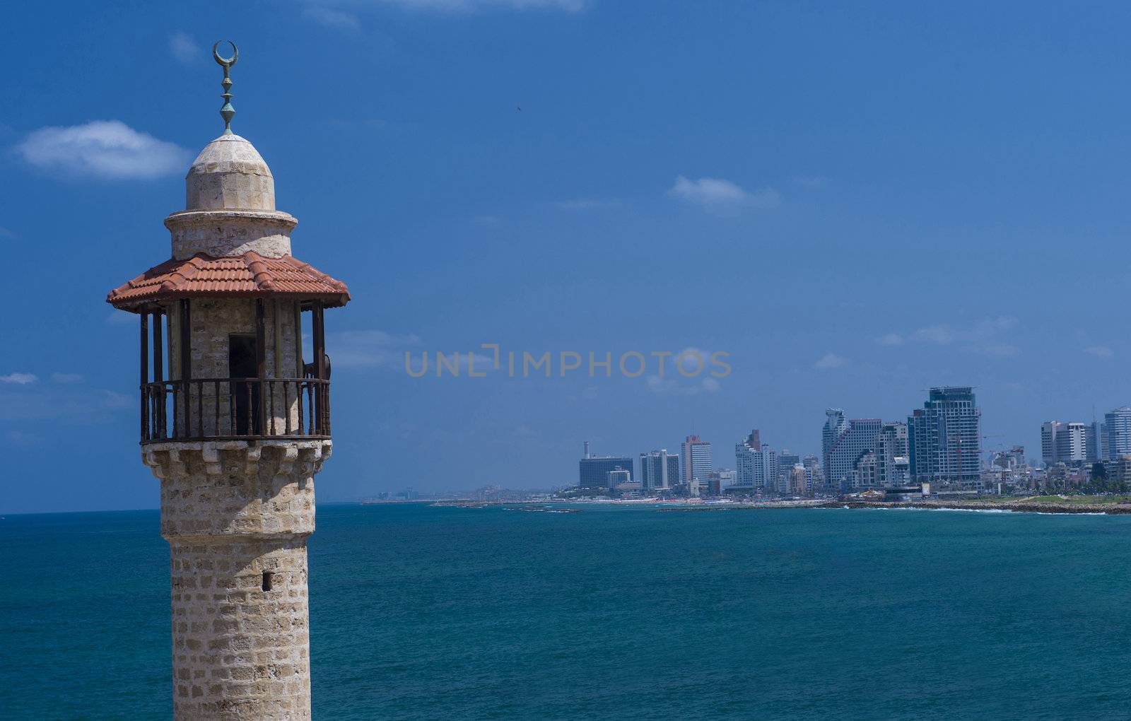 Observation on the coast of Tel Aviv from Old Jaffa