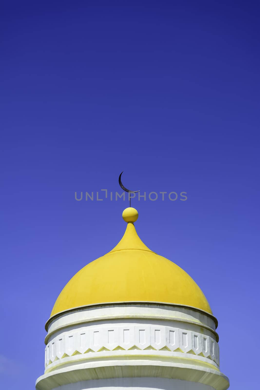 Dome of new grand mosque in Cotobato, Southern Philippines