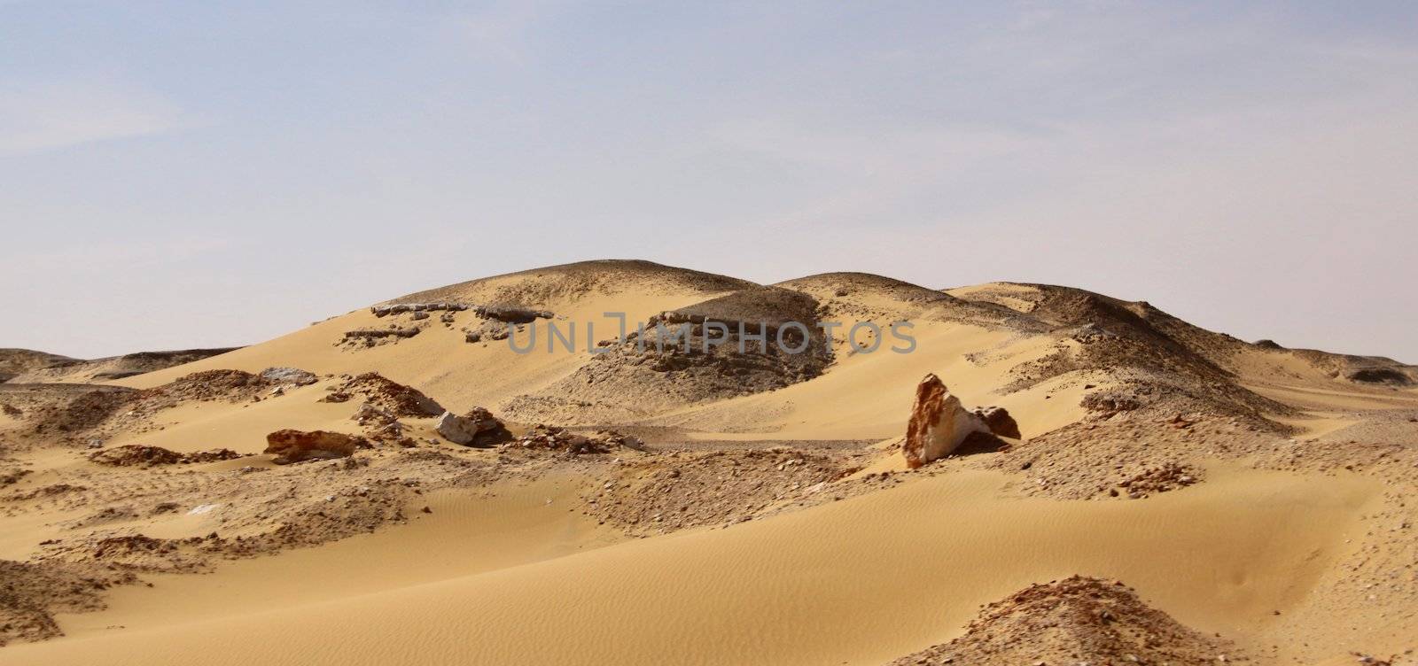 Lybian desert in Egypt