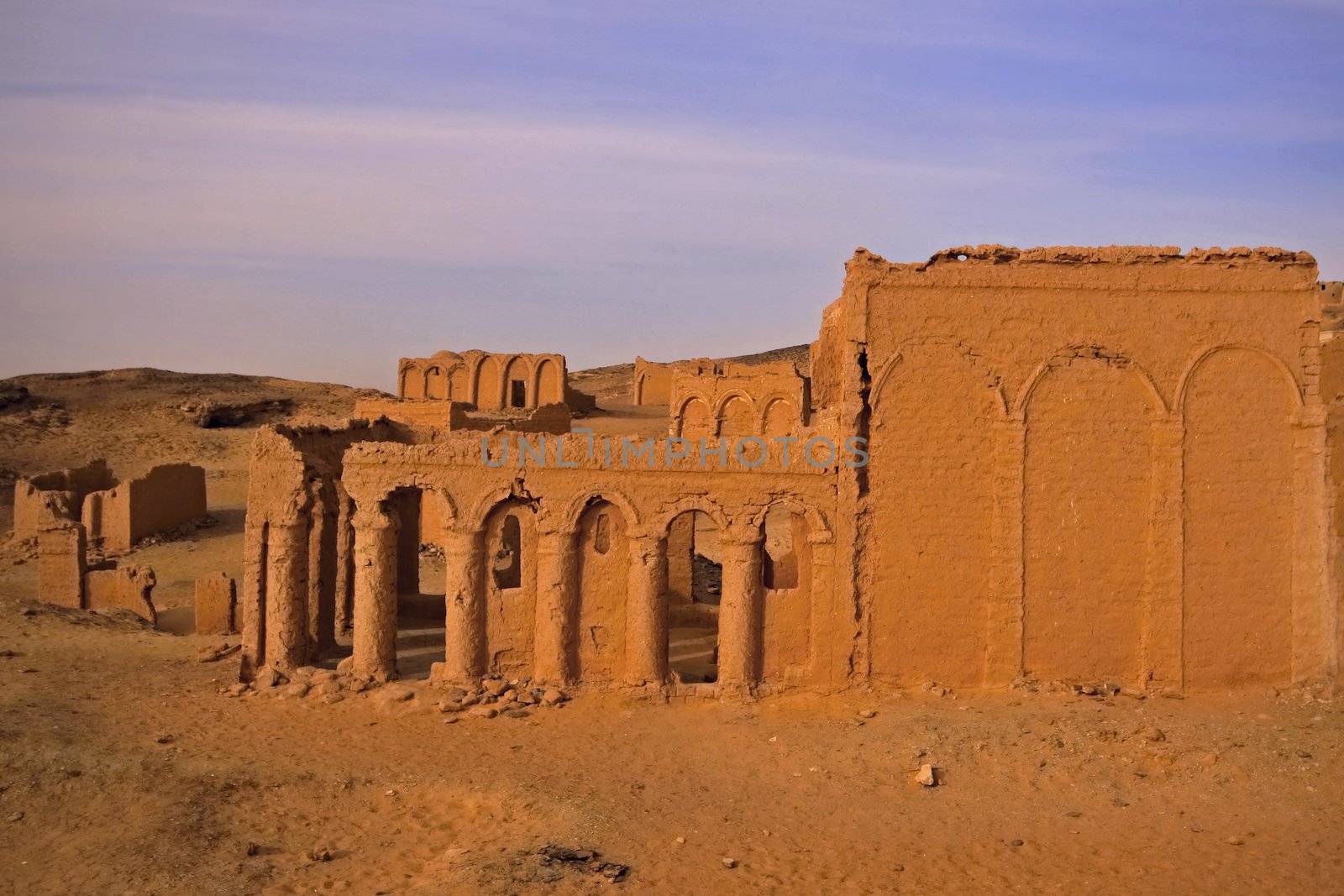The Necropolis of Al-Bagawat ,El Bagawat Cemetery, Kharga Oasis, Egypt by jnerad