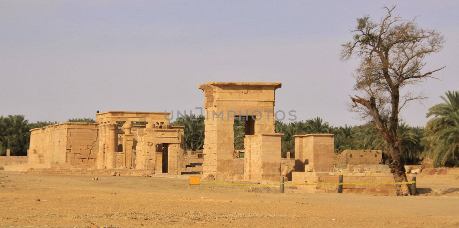Hibis Temple in the Kharga Oasis. The largest and best preserved temple in the Kharga Oasis 