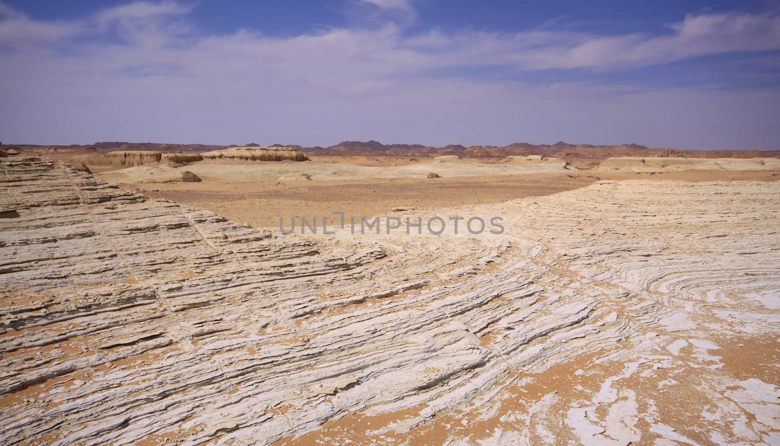 White  desert near Charga oasis ,Egypt