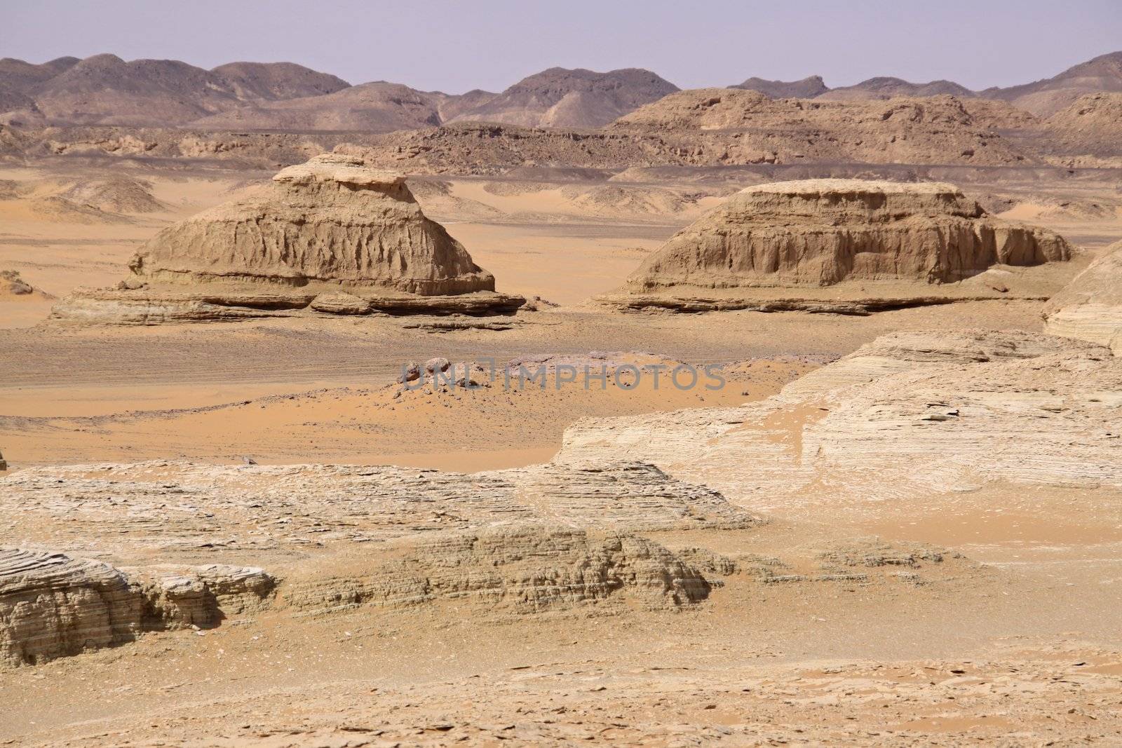 Lybian desert in Egypt