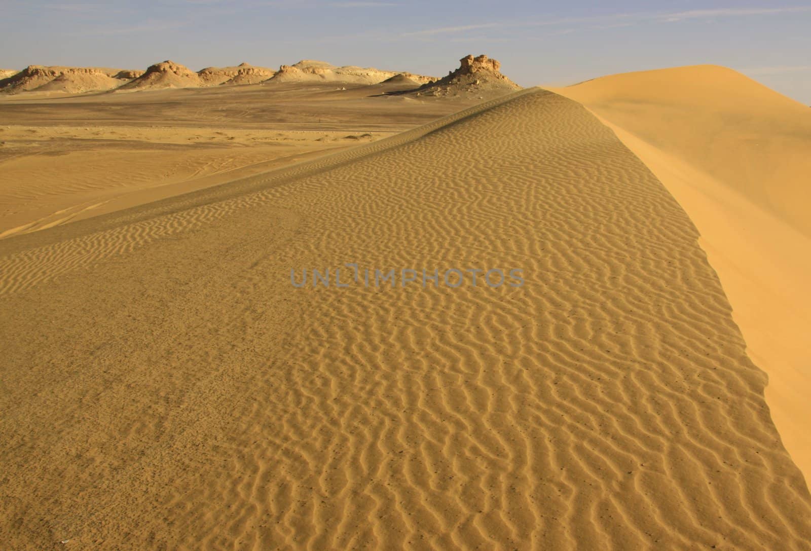 Sand dunes in Lybian desert,Egypt by jnerad