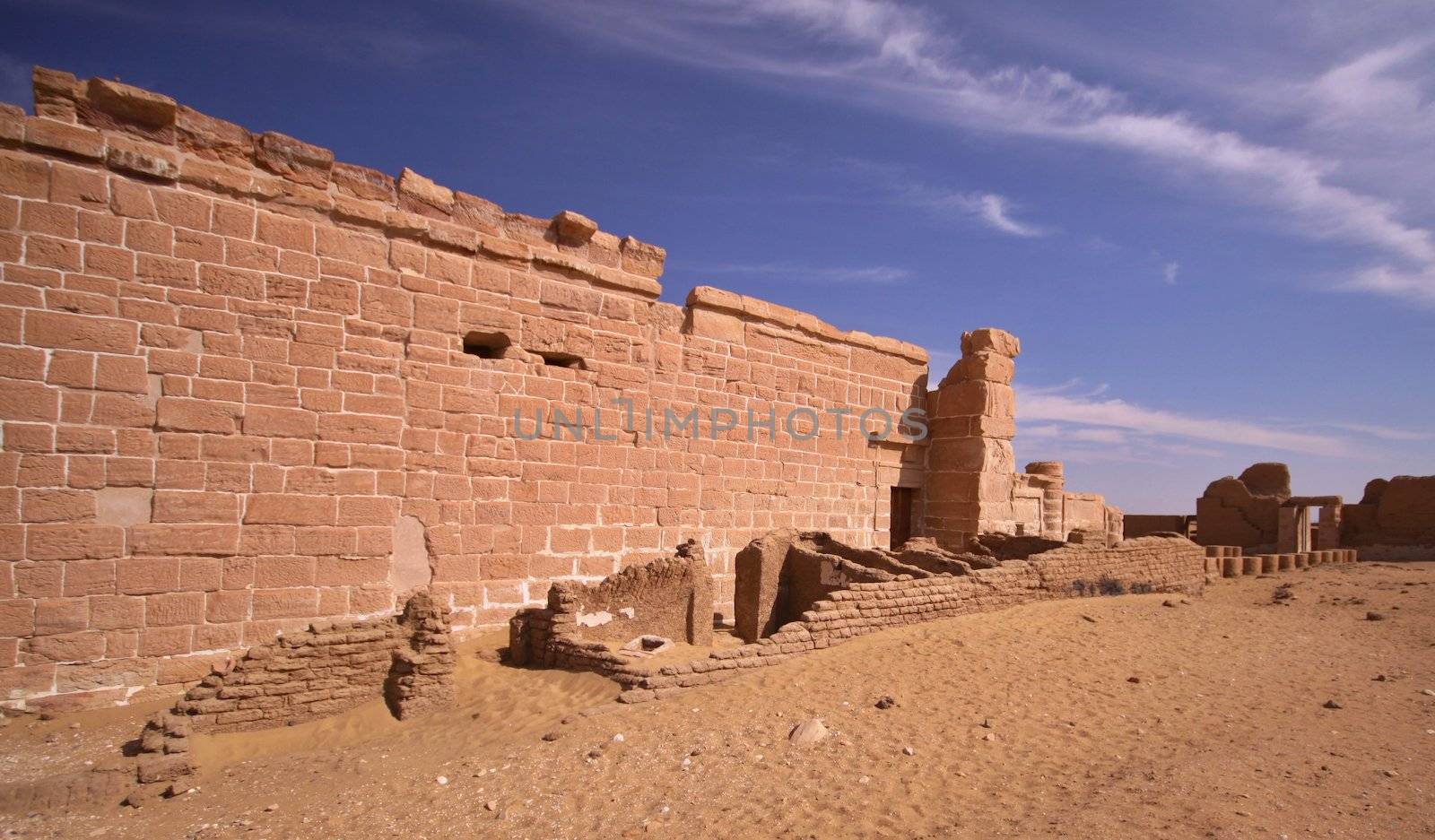 The temple of Deir el-Hagar by jnerad