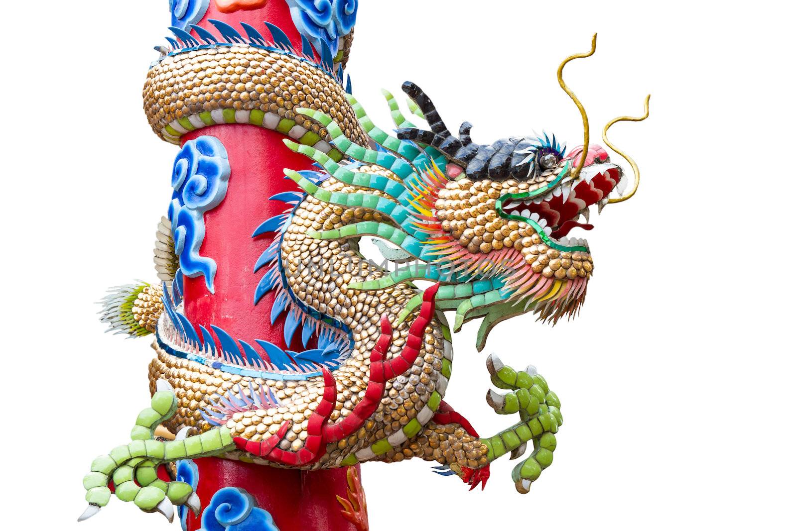 Colorful chinese dragon by kasinv