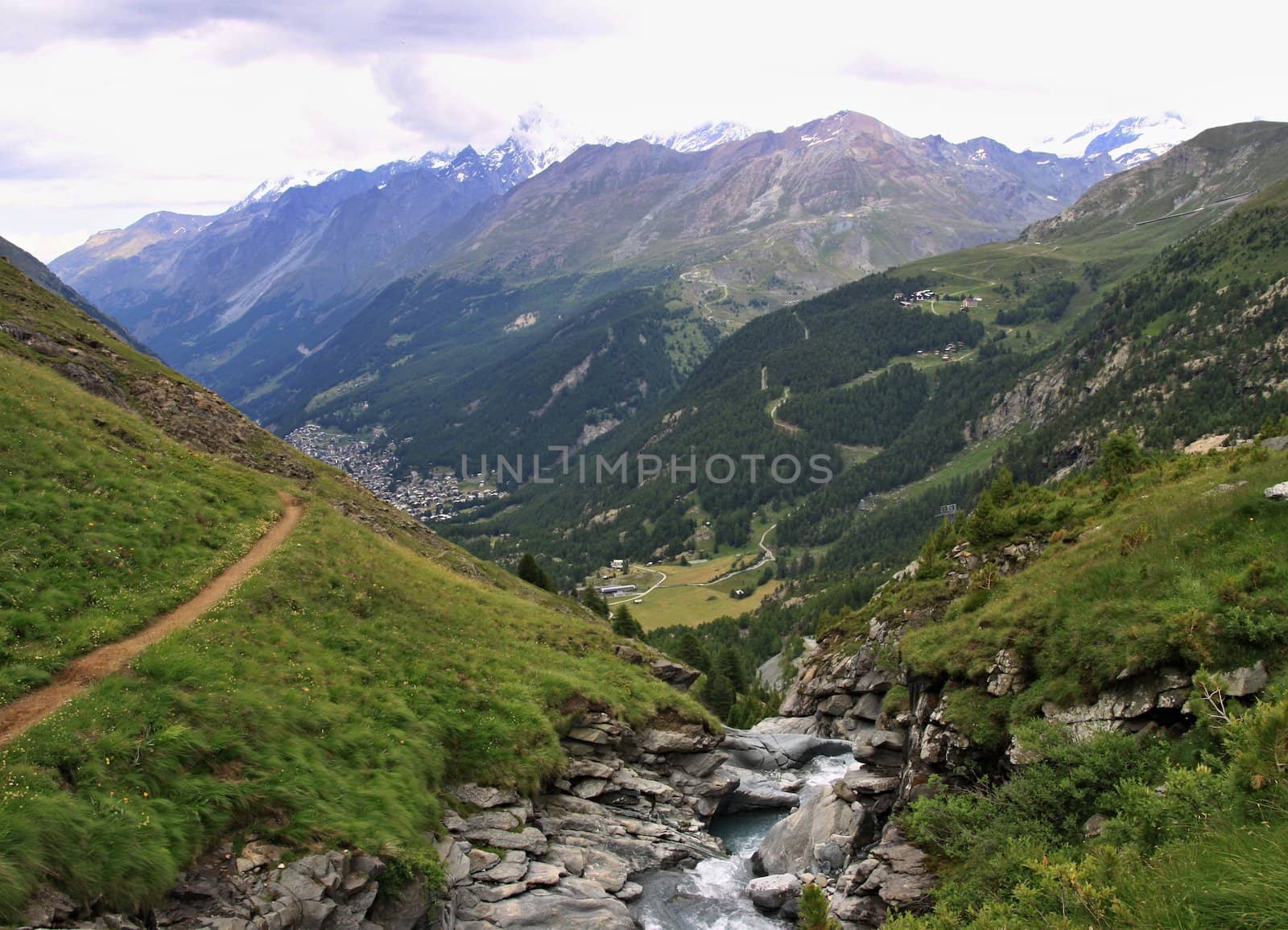 view on  Swiss Alps by jnerad
