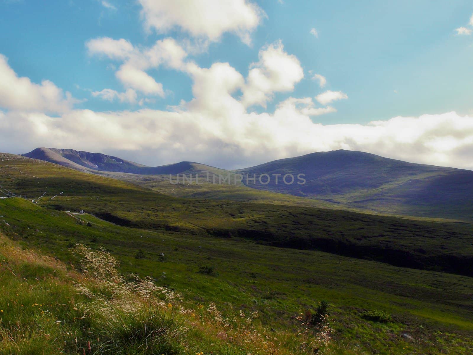 Trail  on Ben Nevis in the Scotland highlands