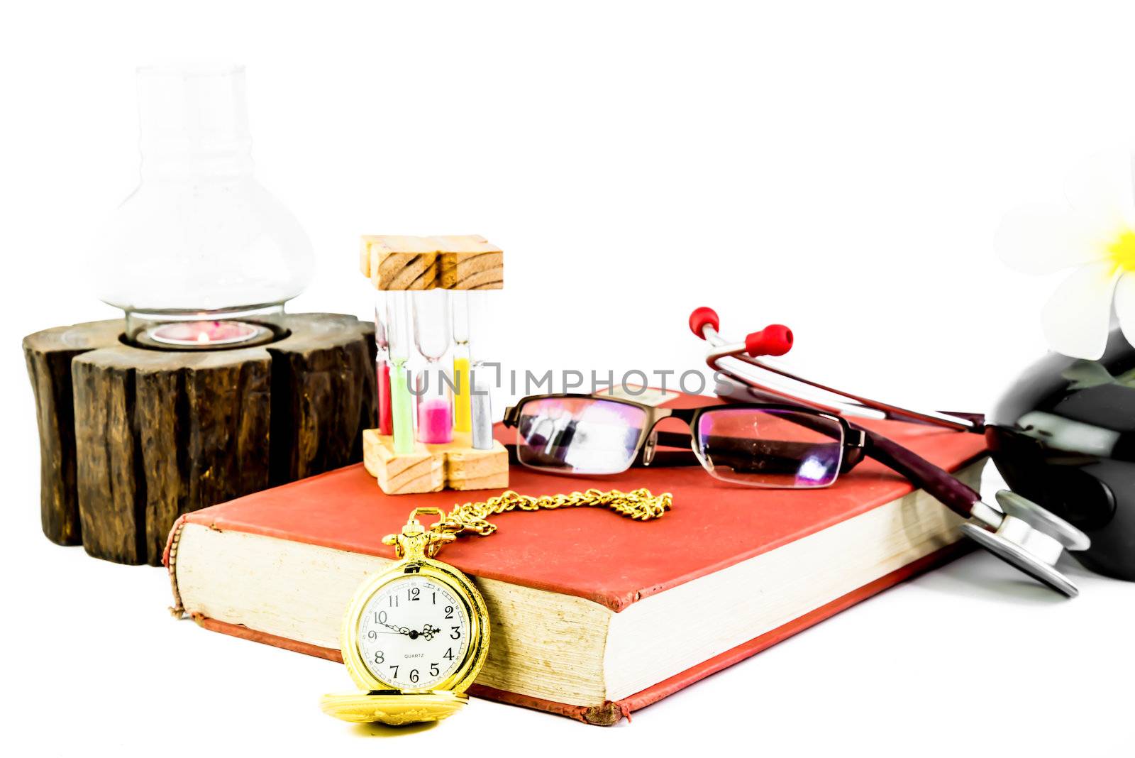 A still-life consisting of a medical profession theme.