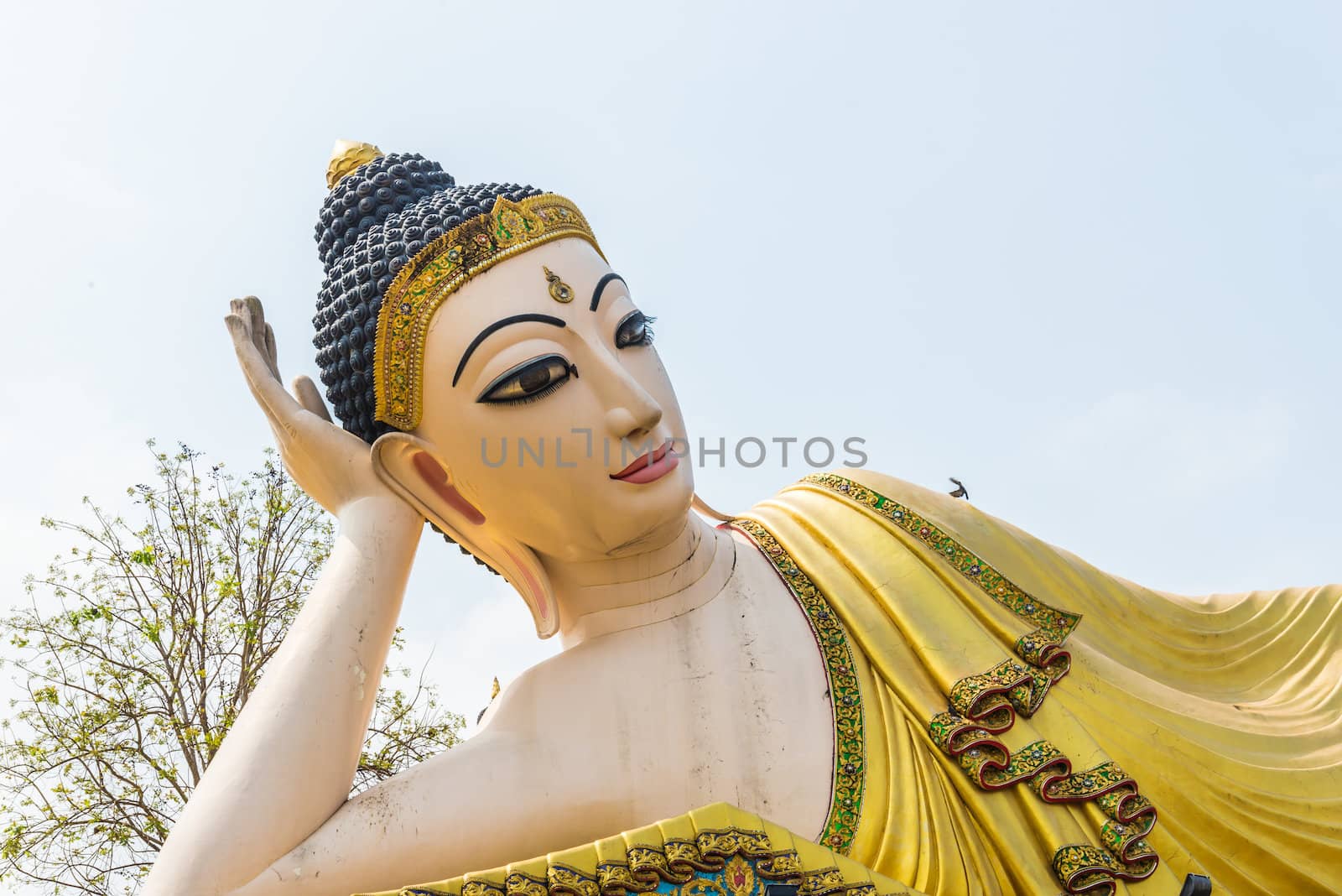 Reclining image of Buddha  by wmitrmatr