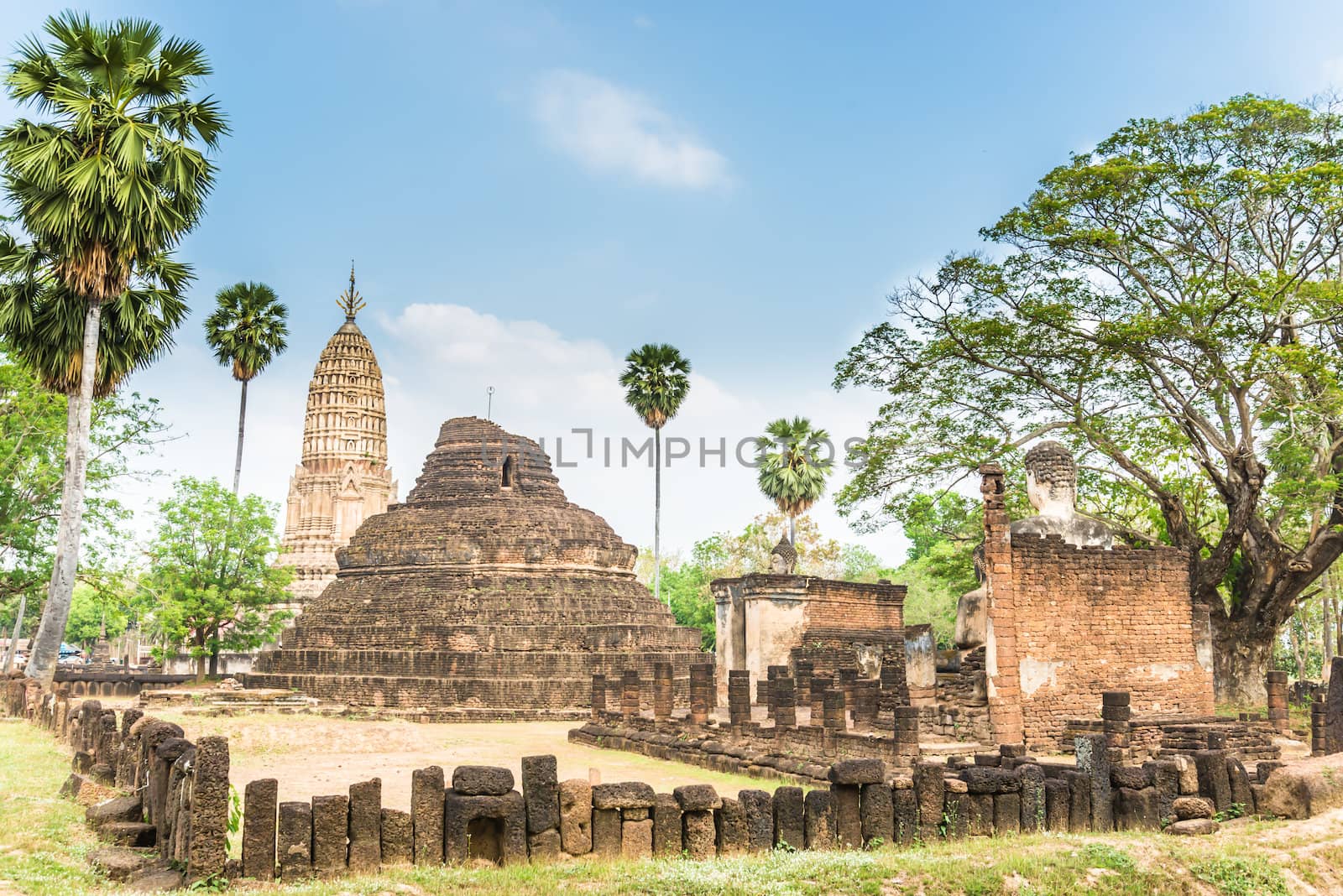 Sukhothai ruin old city  by wmitrmatr