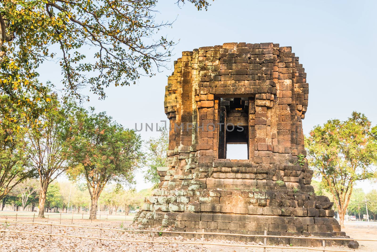 Sukhothai ruin old city by wmitrmatr