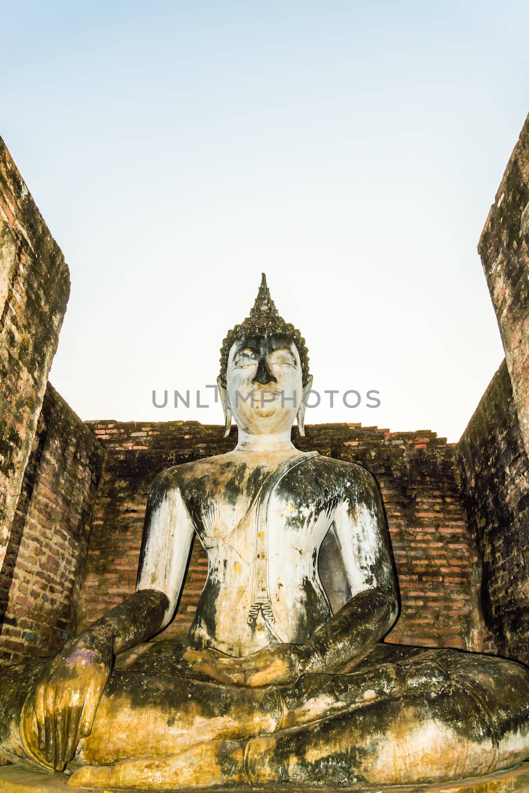 Sukhothai ruin old city country Thailand