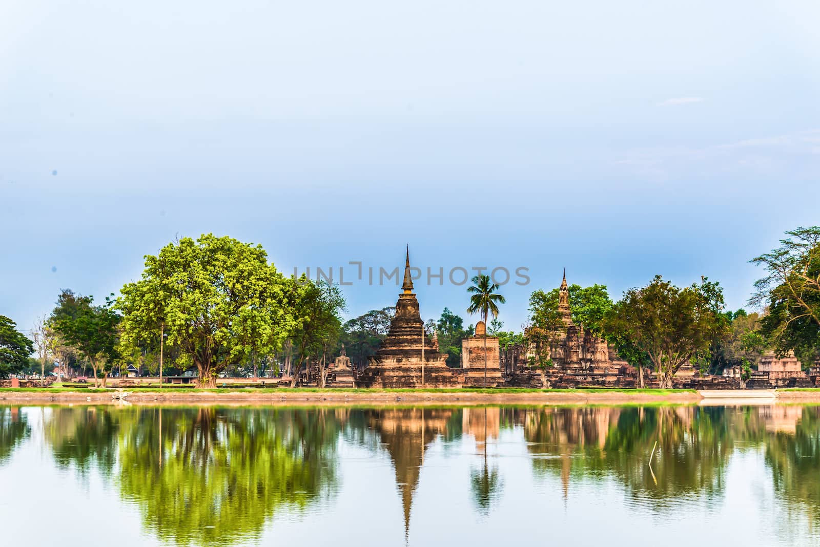 Sukhothai ruin old city by wmitrmatr