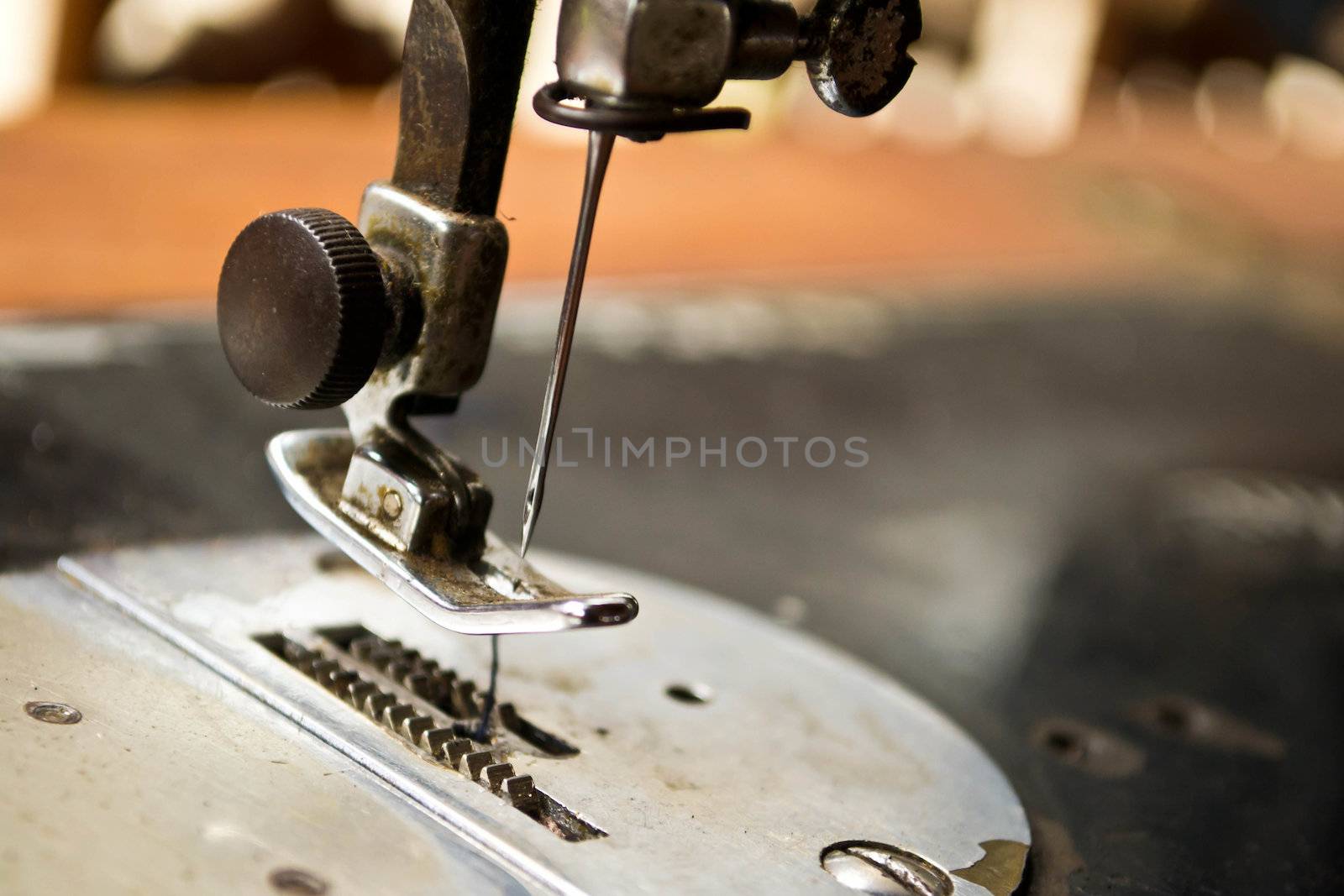sewing process in the phase by Thanamat