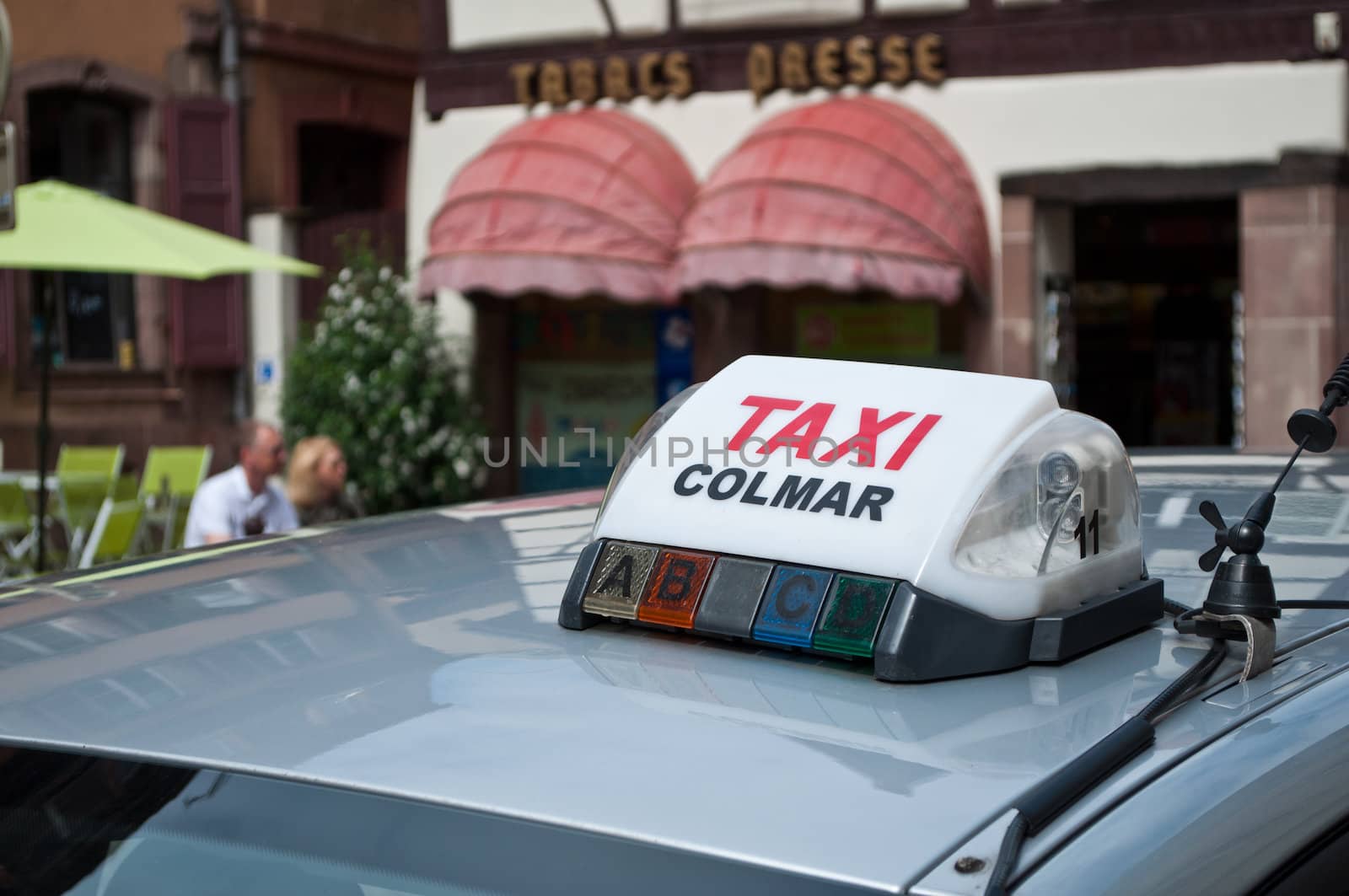 taxi in Colmar by NeydtStock