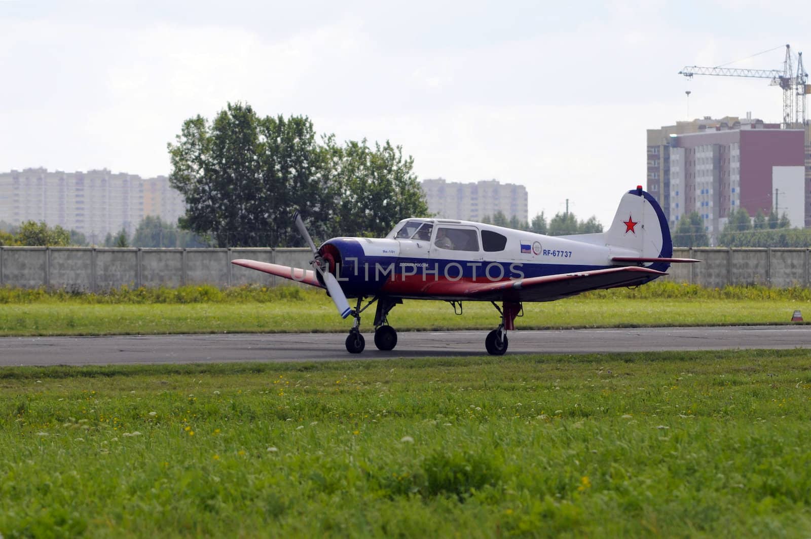 Air show "On a visit at Utair". Tyumen, Russia. YaK-18� by veronka72
