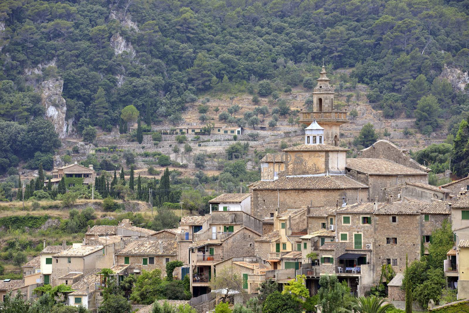 A View of Valldemossa in Mallorca, Spain ( Belearic Islands )