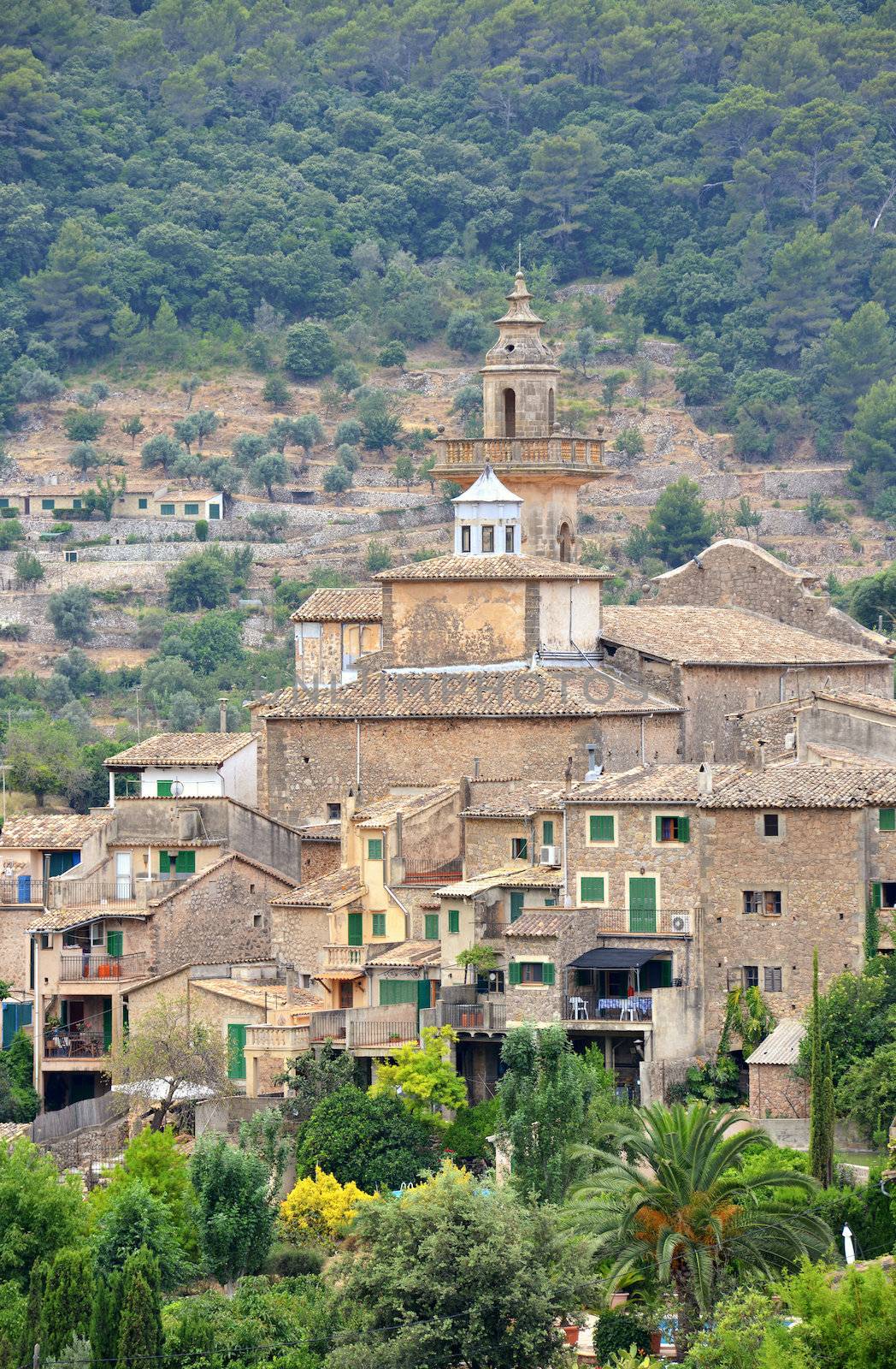 A View of Valldemossa in Mallorca, Spain ( Belearic Islands )