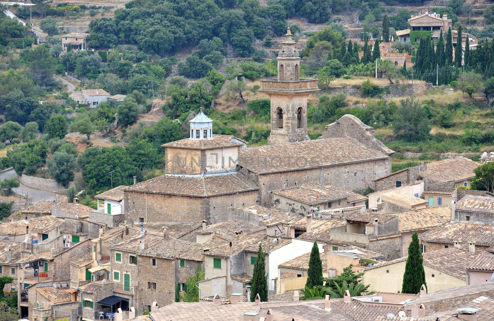 A View of Valldemossa in Mallorca, Spain ( Belearic Islands )