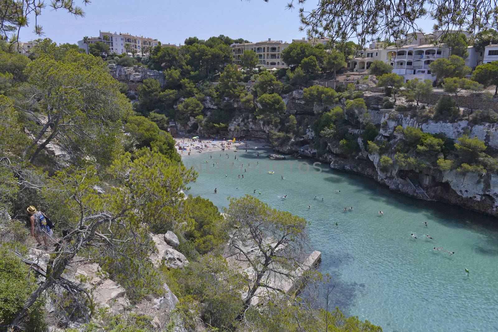 The Beautiful Beach of Cala Pi in Mallorca, Spain ( Balearic Islands )