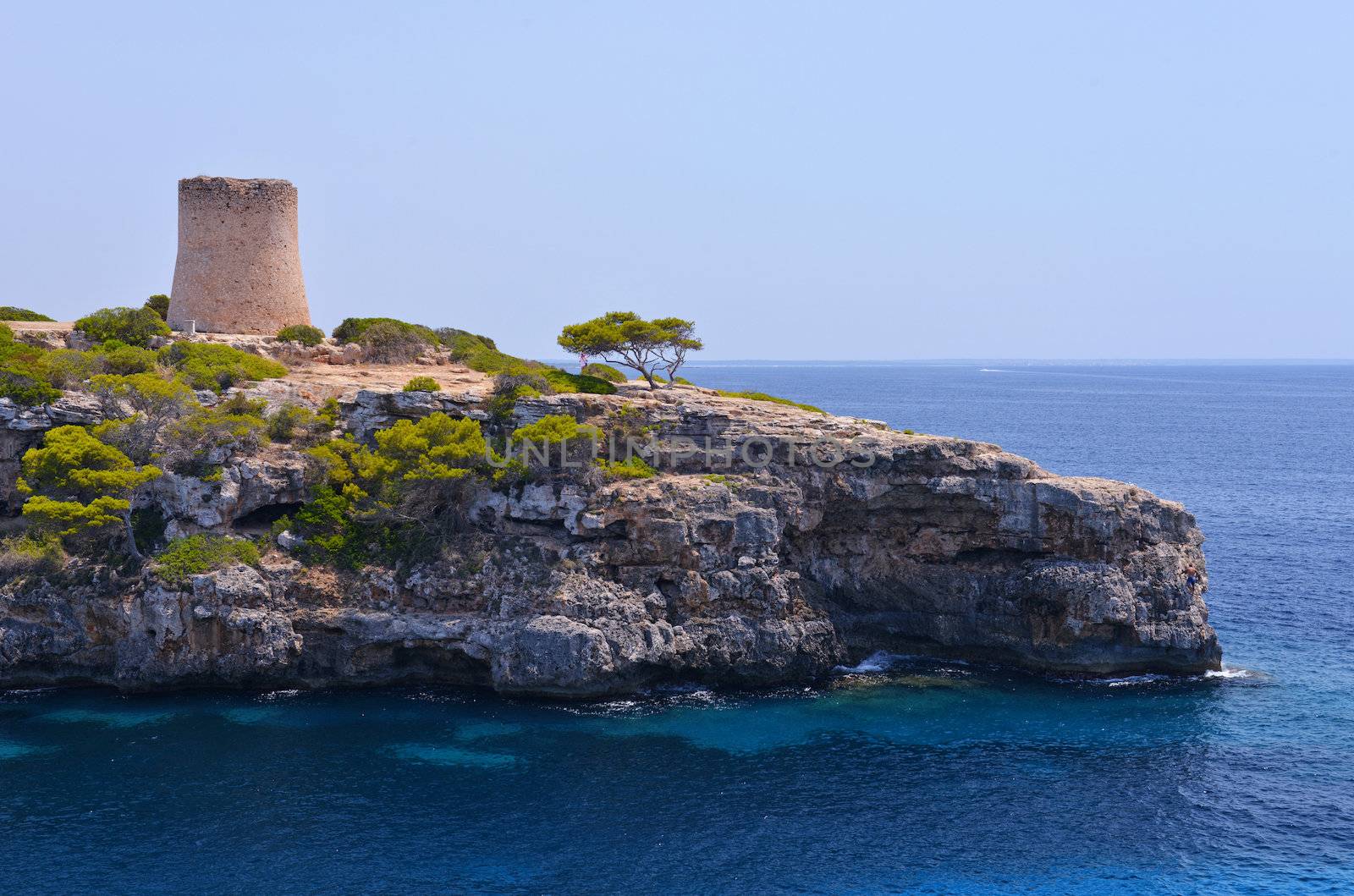 Torre de Cala Pi in Mallorca, Spain ( Balearic Islands )