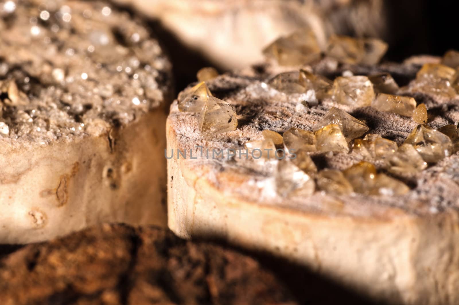 Wine Acid Falls Out in Old Bottles and Turns Into Crystals on the Corks and in the Wine