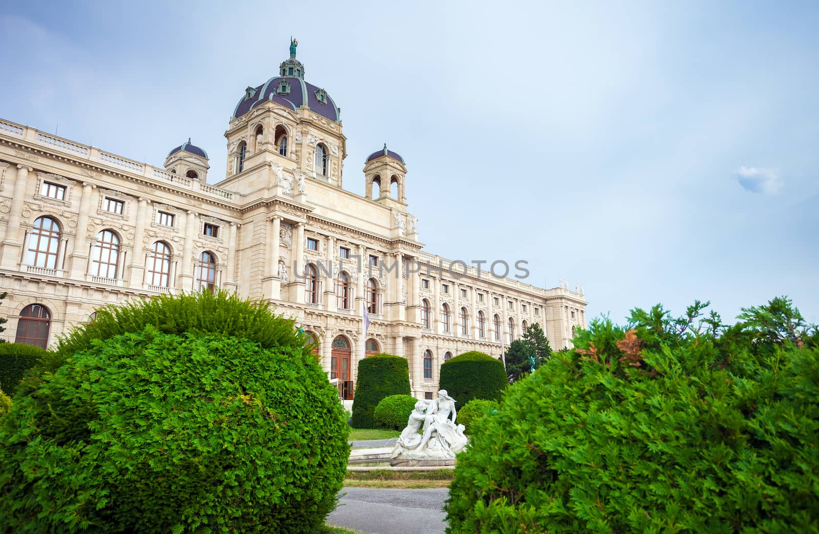 VIENNA, AUSTRIA - AUGUST 4, 2013: Museum of Fine Arts (Kunsthistorisches Museum), Vienna, Austria