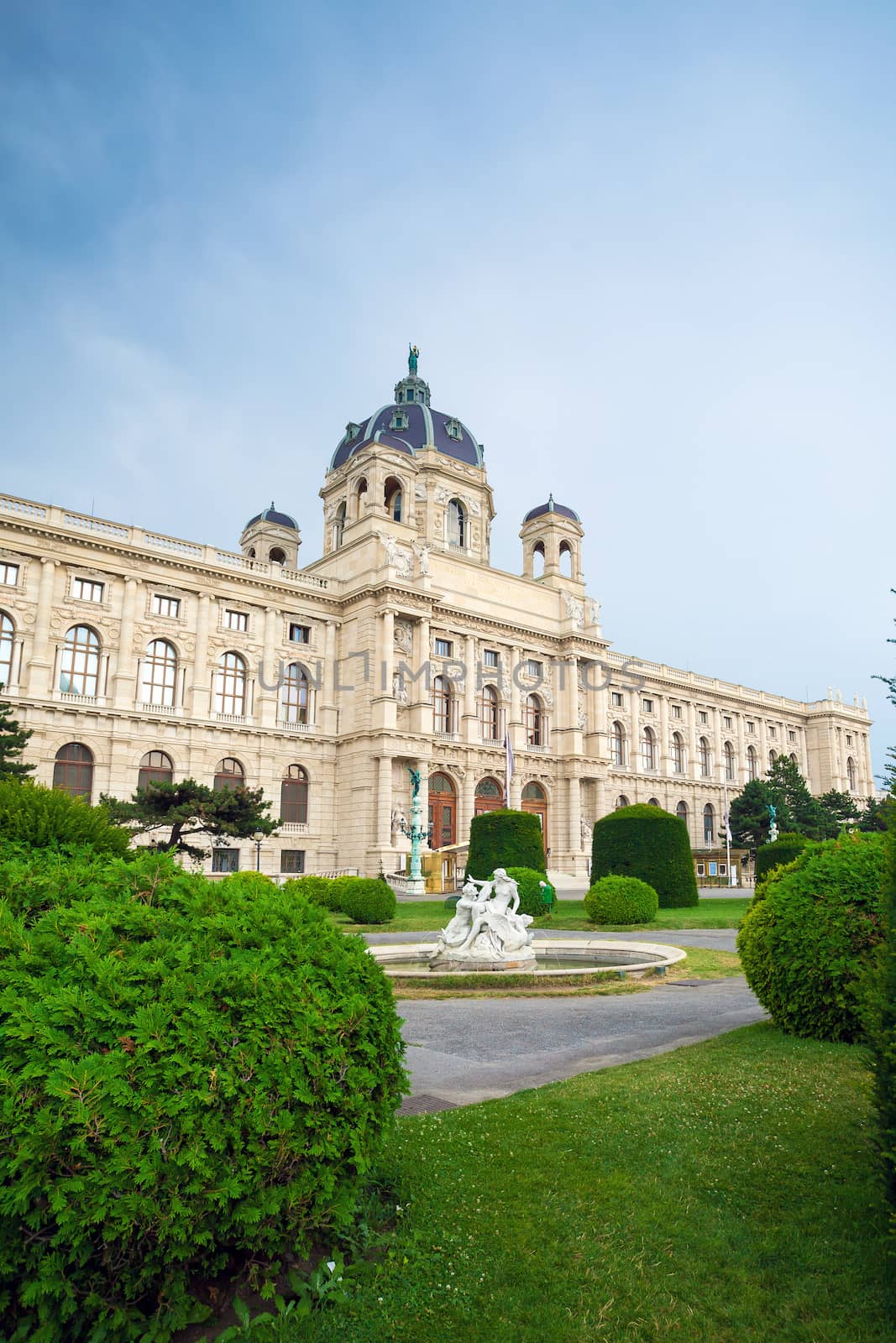 VIENNA, AUSTRIA - AUGUST 4, 2013: Museum of Fine Arts (Kunsthistorisches Museum), Vienna, Austria