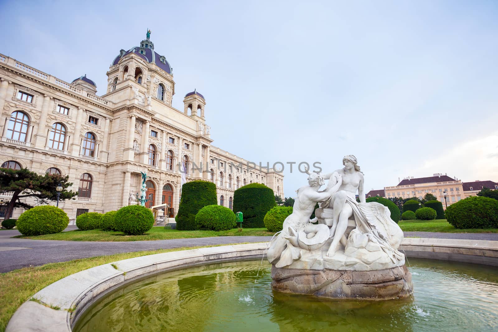 VIENNA, AUSTRIA - AUGUST 4, 2013: Museum of Fine Arts (Kunsthistorisches Museum), Vienna, Austria