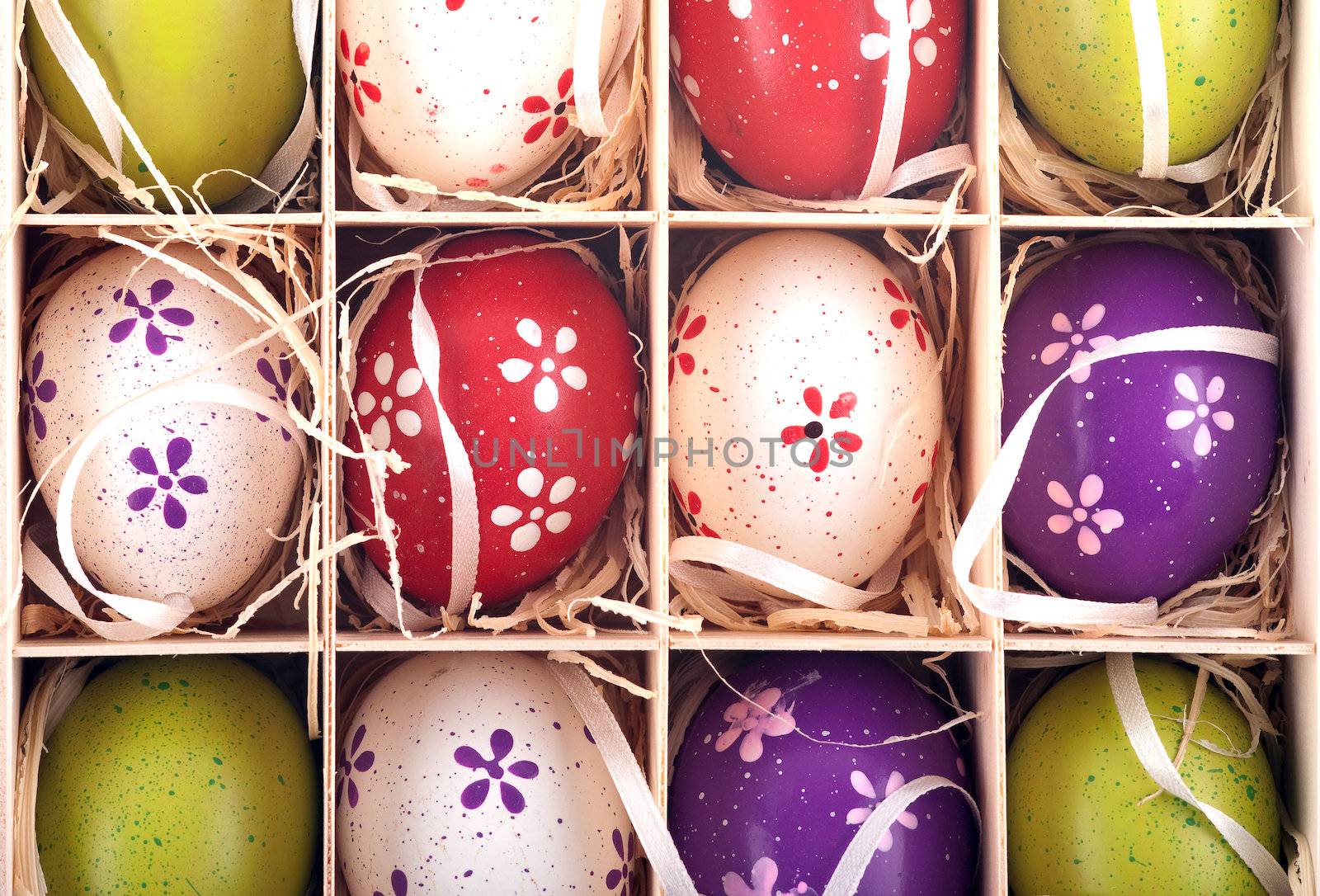 Colorful Easter Eggs by Rainman