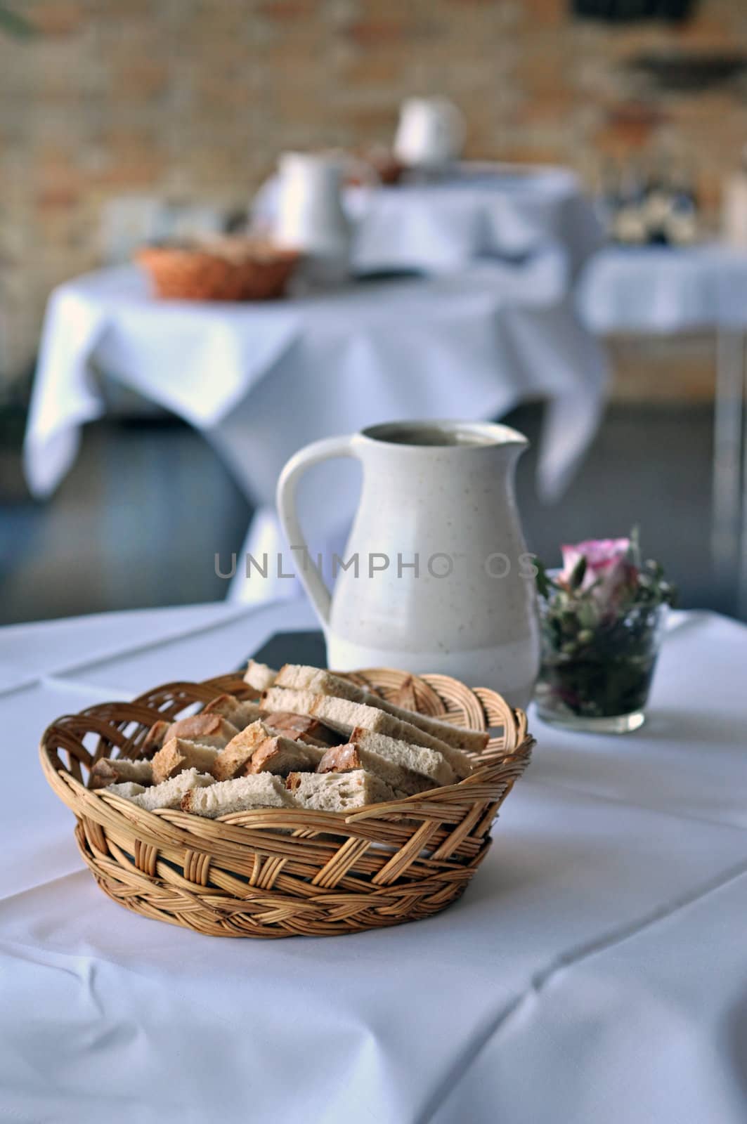 Bread and Jug on the Table