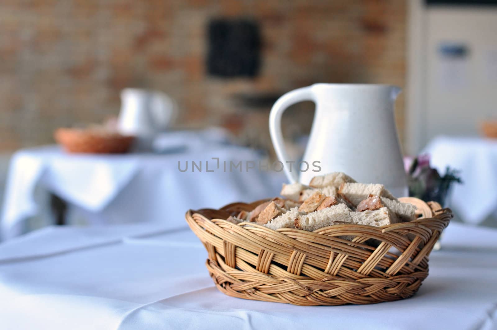 Bread and Jug on the Table