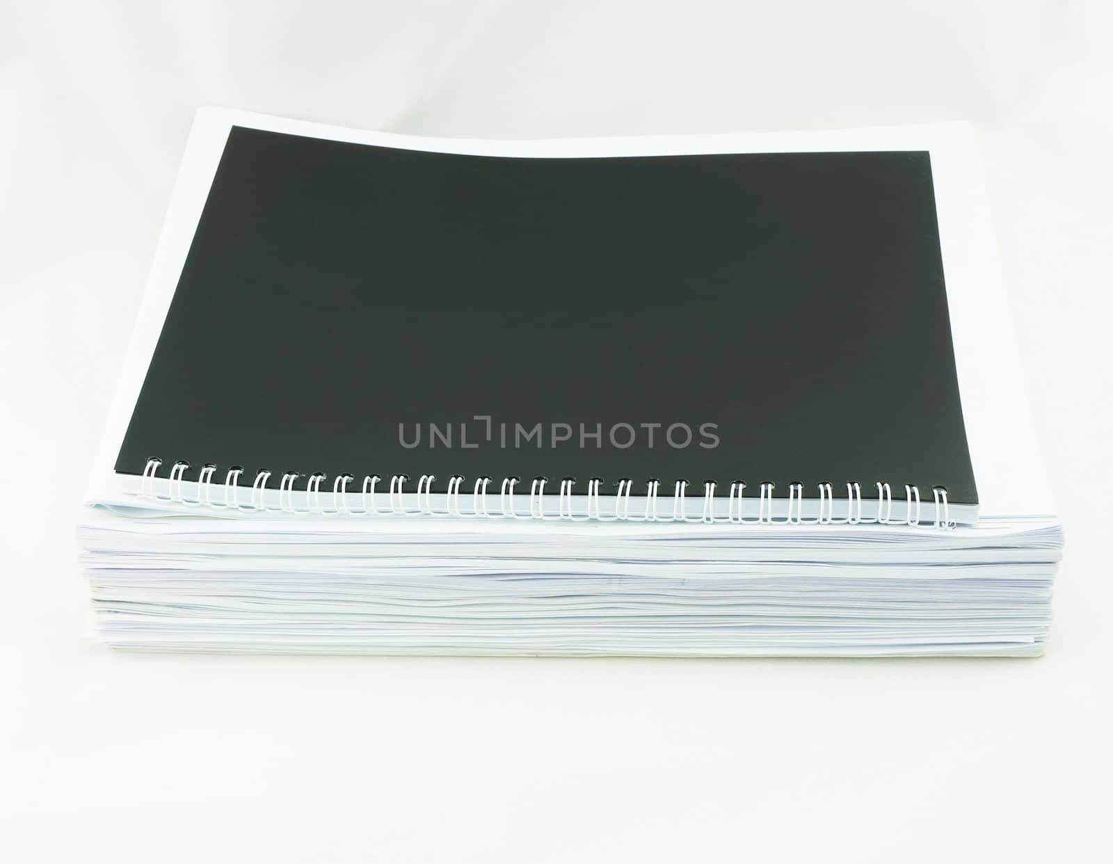 Stack of white papers  by ninun