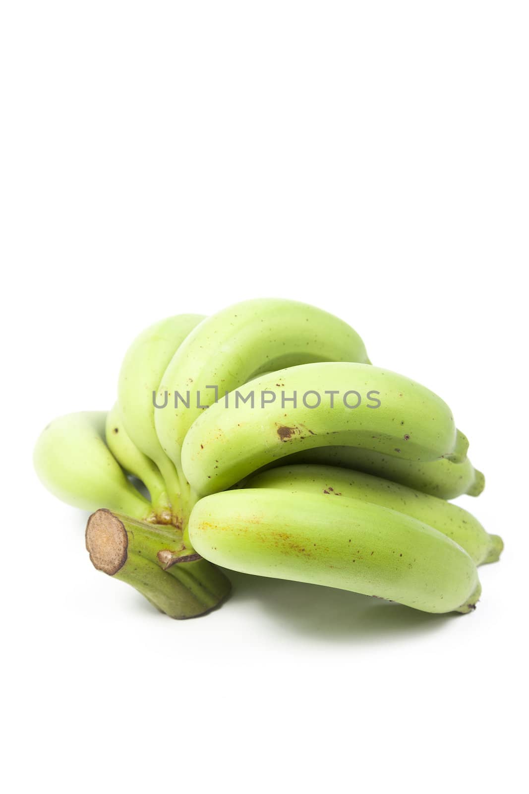 bananas on white isolated background.bananas fruit on white isolated background.