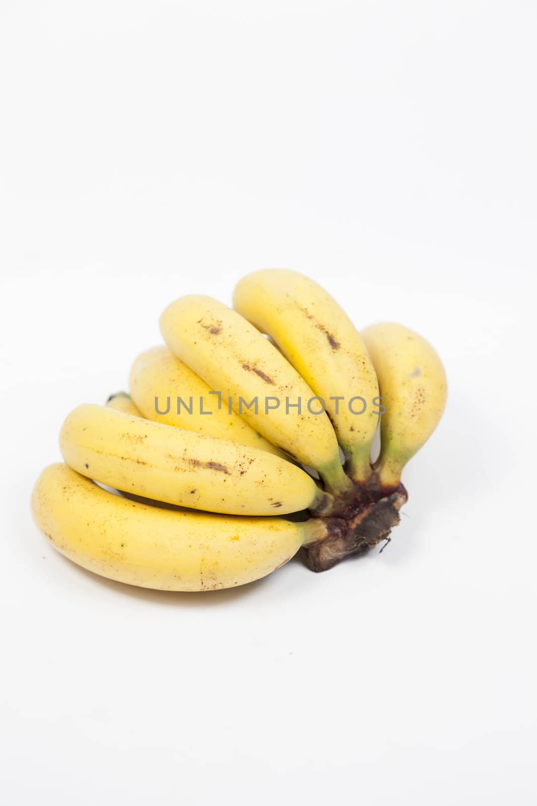 bananas on white isolated background.bananas fruit on white isolated background.