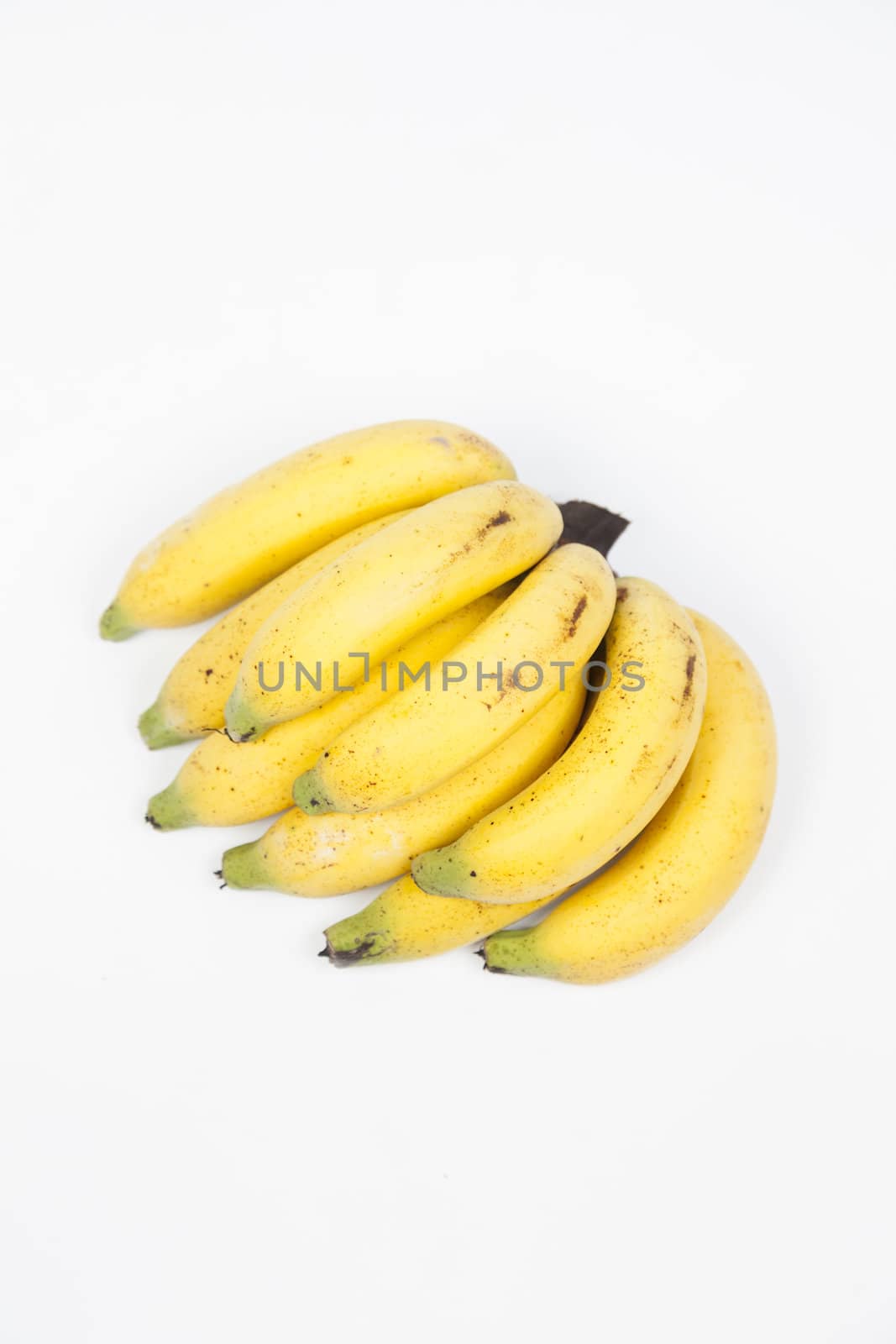 bananas on white isolated background.bananas fruit on white isolated background.