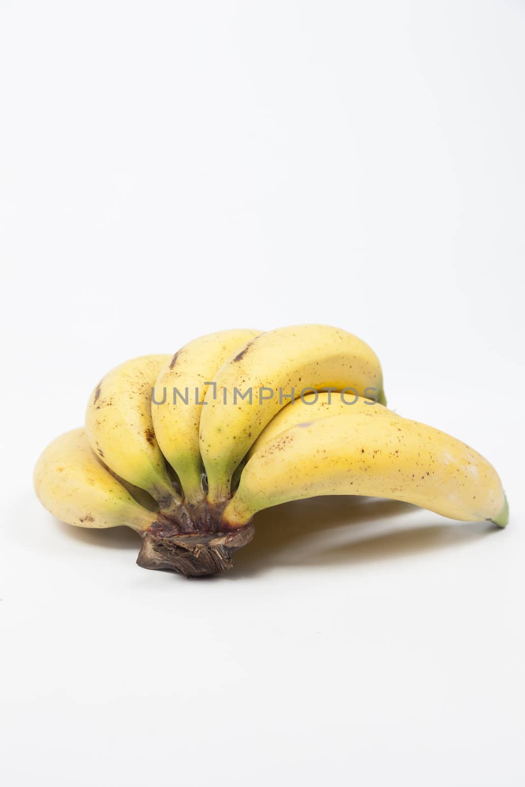 bananas on white isolated background.bananas fruit on white isolated background.