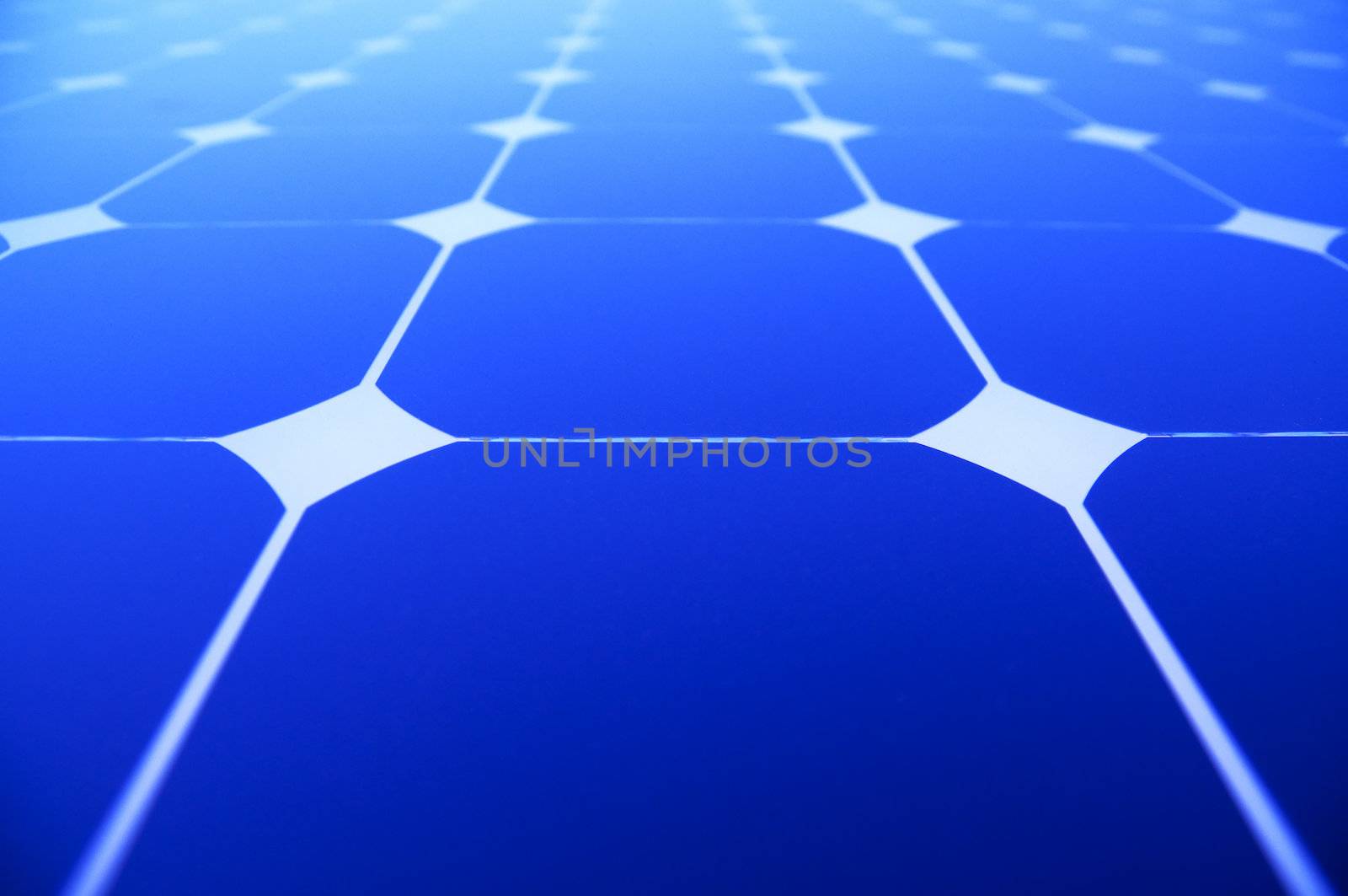 Background of Blue Solar Panels