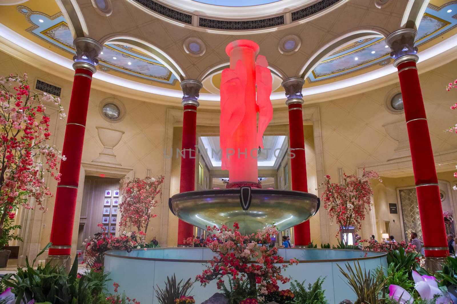 LAS VEGAS - MARCH 15 : The interior of Palazzo hotel and Casino on March 15, 2014 in Las Vegas. Palazzo hotel opened in 2008 and it is the tallest completed building in Las Vegas