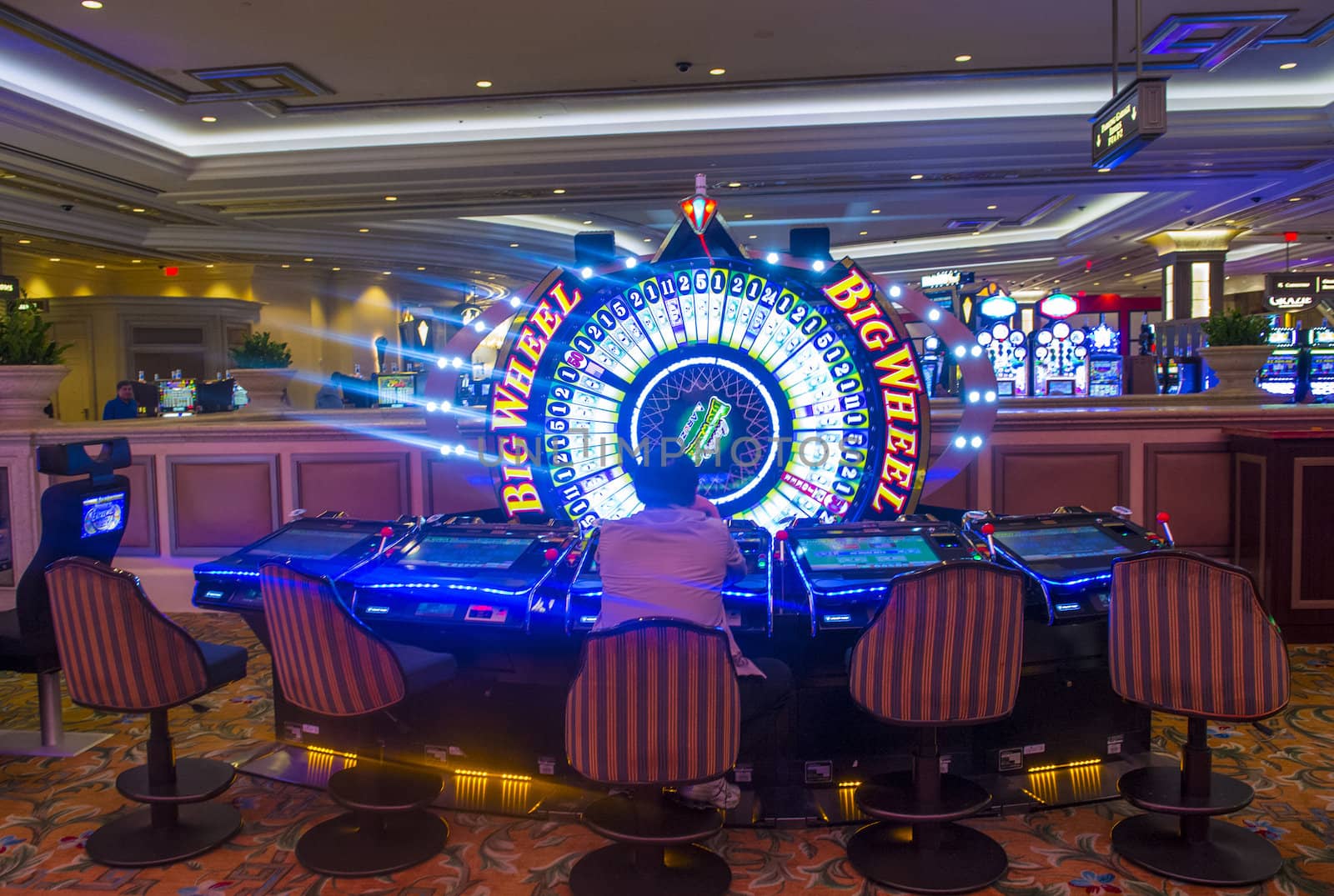 LAS VEGAS - MARCH 15 : The interior of Palazzo hotel and Casino on March 15, 2014 in Las Vegas. Palazzo hotel opened in 2008 and it is the tallest completed building in Las Vegas