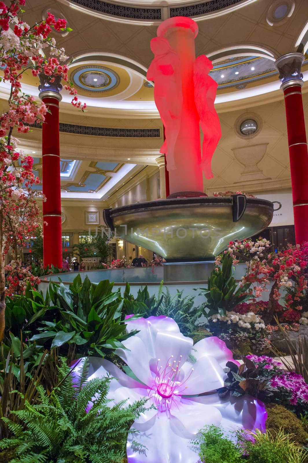 LAS VEGAS - MARCH 15 : The interior of Palazzo hotel and Casino on March 15, 2014 in Las Vegas. Palazzo hotel opened in 2008 and it is the tallest completed building in Las Vegas