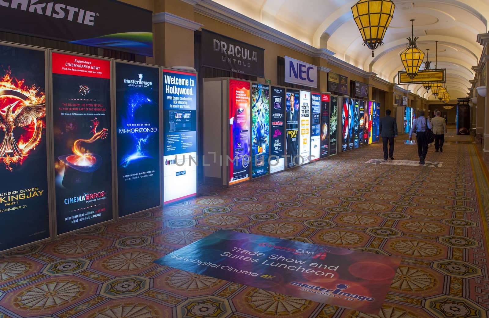 LAS VEGAS - MARCH 25: General trade show atmosphere at CinemaCon, the official convention of the National Association of Theatre Owners, at Caesars Palace on March 25, 2014 in Las Vegas , Nevada