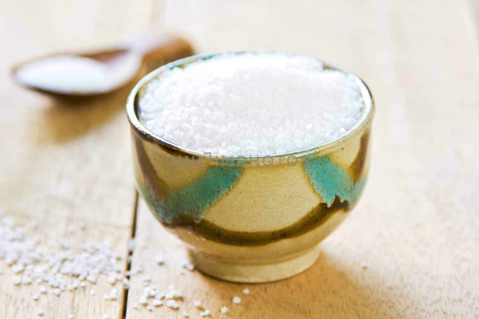 Sea Salt in a small ceramic bowl