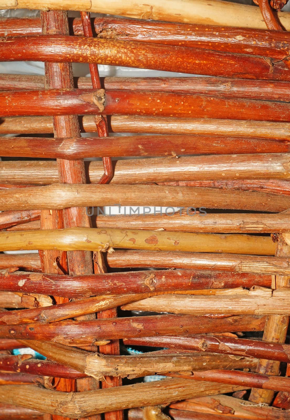 Interwoven twigs as background