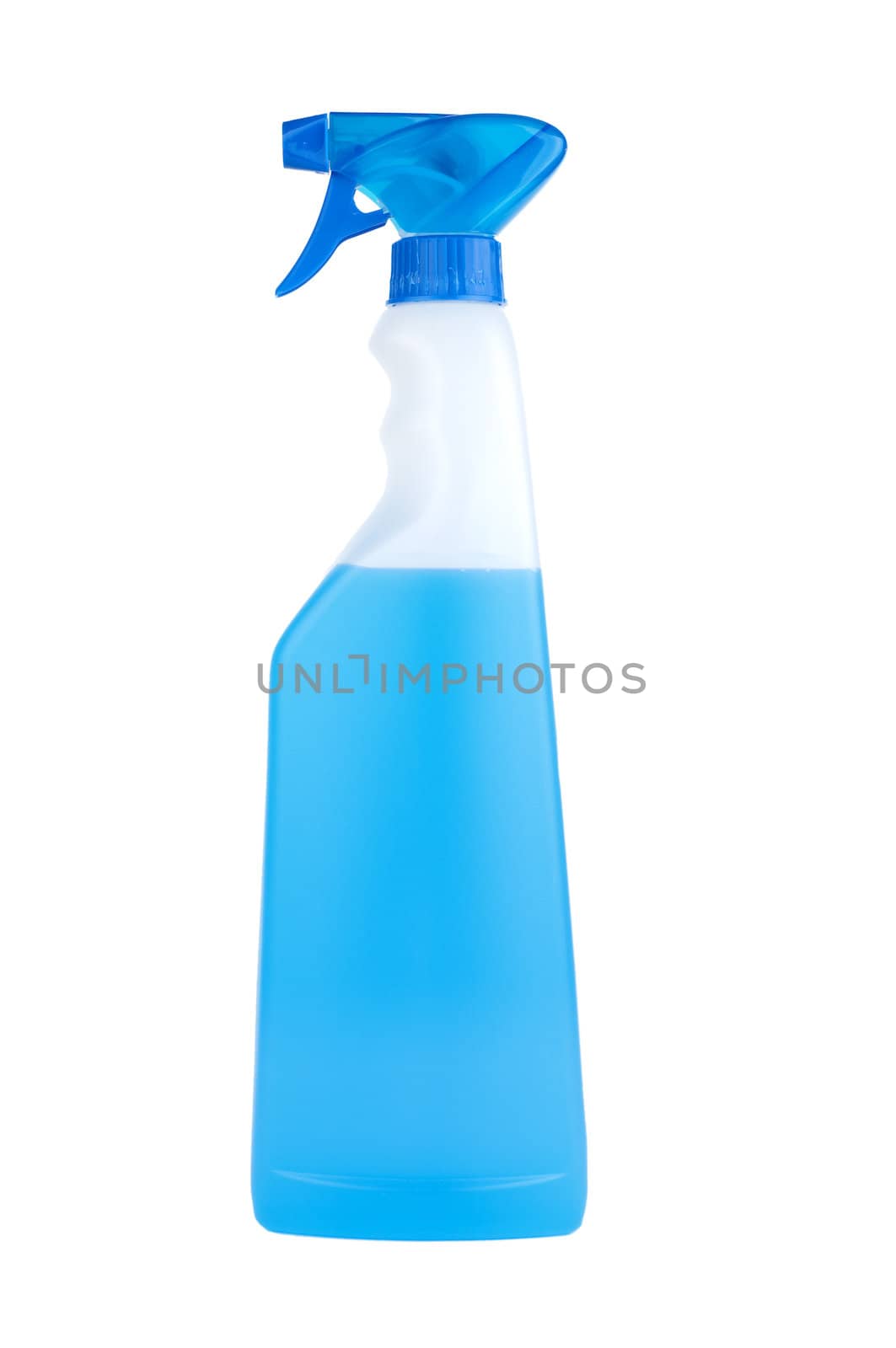Spray Bottle of a Cleaning Product isolated on white
