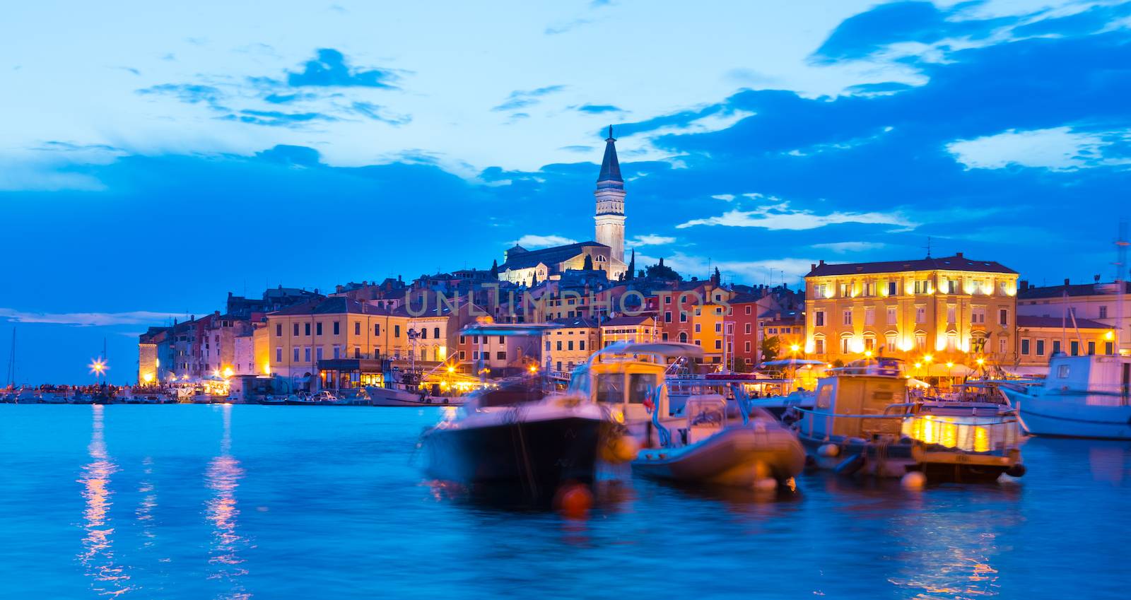 Romantic Rovinj is a town in Croatia situated on the north Adriatic Sea Located on the western coast of the Istrian peninsula, it is a popular tourist resort and an active fishing port.
