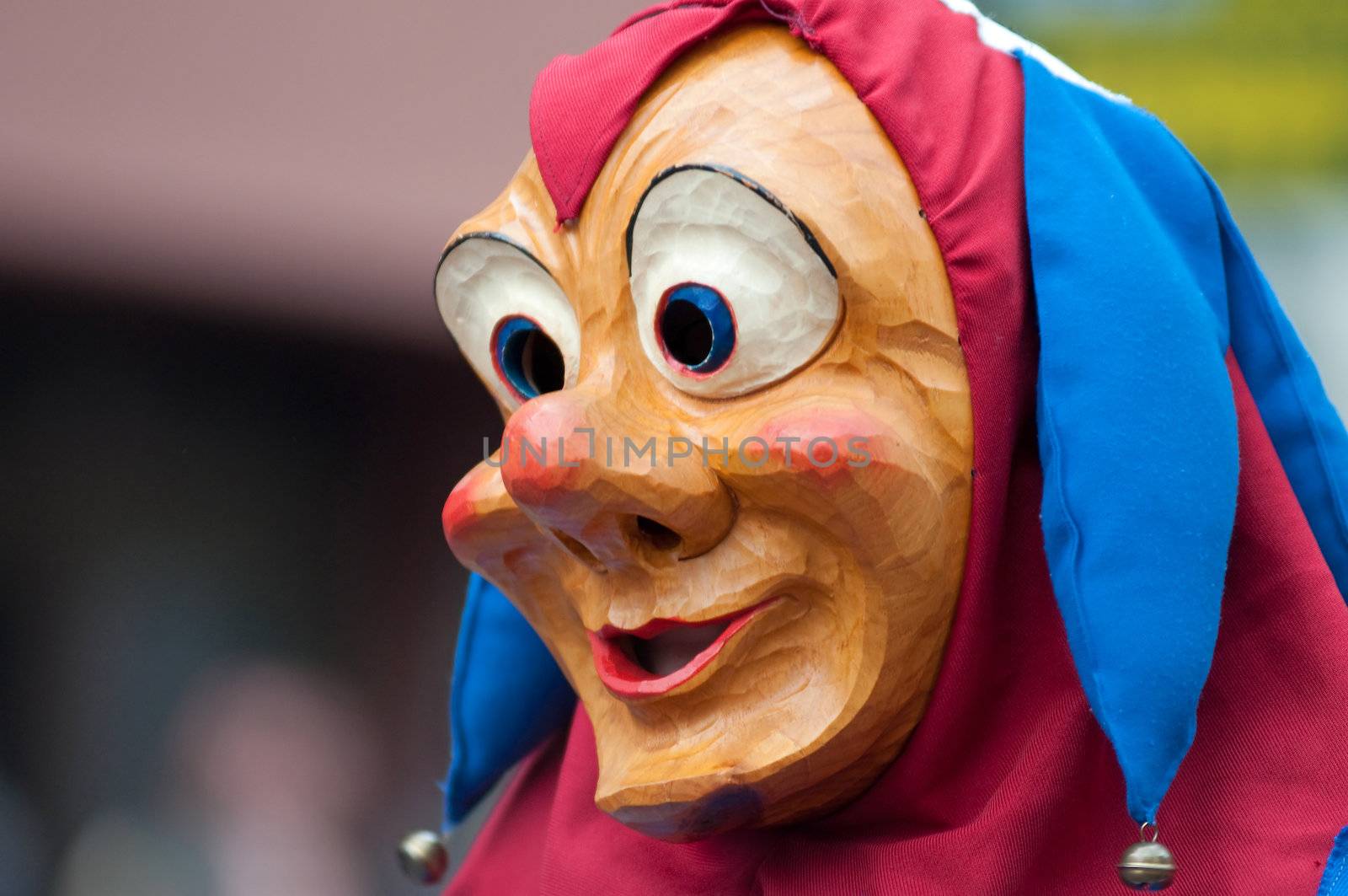 Freiburg, Germany - February 15 : Mask parade at the historical carnival on February 15, 2010 in Freiburg, Germany