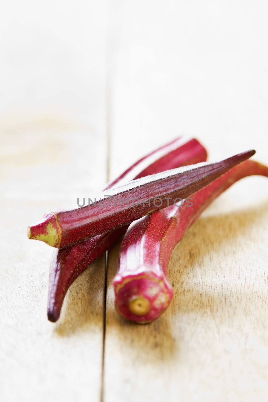 Okra  also known as Lady's fingers or Gumbo