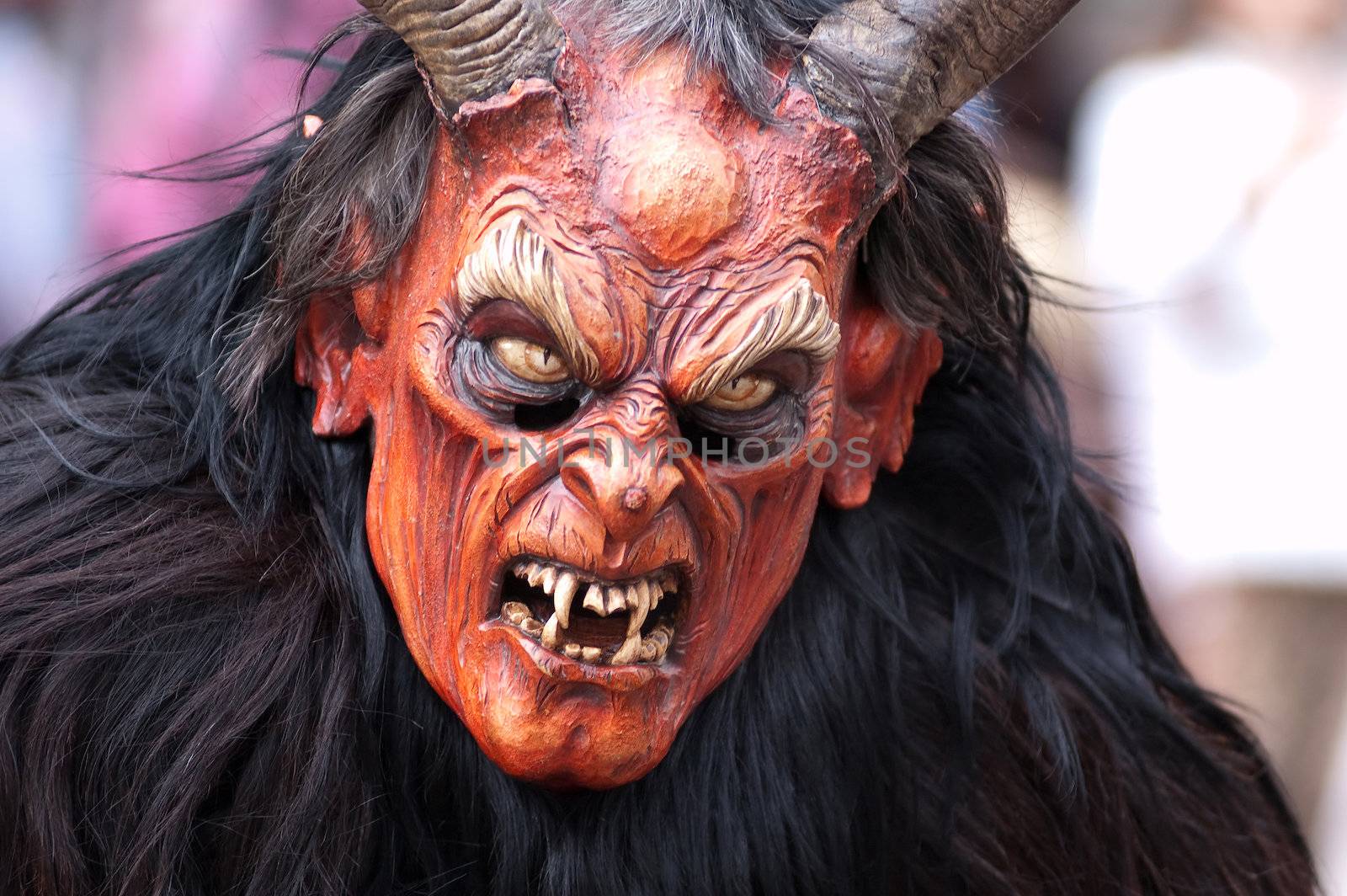 Freiburg, Germany - February 15 : Mask parade at the historical carnival on February 15, 2010 in Freiburg, Germany